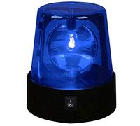 3inch Rotating Blue LED Police Siren Strobe Light, Disco Party Rotating Lamp for Club Party, Firefighters and Police Car (Blue 1pc)