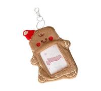 3Inch Soft Furry Photo Card Protectors Christmas Themed Display Case for Trading Cards and Photo Organization Decorative Display Case