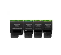 3K 2. Toner Cartridge With Chip Fit For Lexmark MC2325 MC2425 MC2535 MC2640(1X C232HY0 Y EU 2.3K)