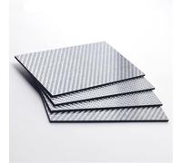 3K Carbon Fiber Board Panel - 75x125mm Twill Weave Surface for RC Models,1pcs(3.0mm Twill matte)
