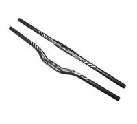 3K Carbon Fiber Mountain Road Bike Handlebar Flat Riser Bar 31.8 * 600-720mm Handle Bars (Flat, 700mm)