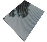 3K Carbon Fiber Pure Plate Weave Laminate Panel Sheet Board High Hardness Cuttable Surface Twill Glossy for RC Drone Frame Thickness:3.5mm