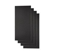 3K Carbon Fiber Sheet 200x400mm - High Hardness Composite Laminate Plate, 0.5-6mm Thickness, Glossy/Matt Finish-1pc(0.5mm Plain Glossy)
