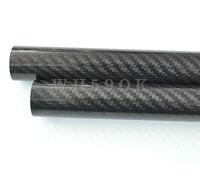 3K Carbon Fiber Tube - OD 18mm x ID 14/15/16/17mm x 1000mm - Lightweight & Durable for RC Planes, Drones,DIY Projects(1pcs 18x14x1000mm Glossy)