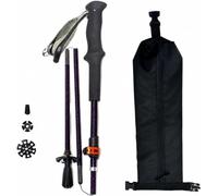 3K Carbon Fibre Trekking Poles 1/2 Pack, 110-130cm Height Adjustable，J4-1pc