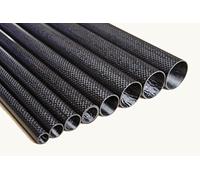 3K Glossy Carbon Fiber Tube 15mm OD x 13mm ID,500mm Length (2-Pack) - DIY Tubing for RC Models,Robotic Arms,Custom Fabrication