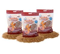 3Kg Dried Chubby Mealworms (Nutritional Info: Protein 53%, Fat 28%, Fibre 6%, Moisture 5%)