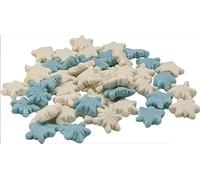 3kg Kingsway Christmas Snowflakes, New Recipe, Delicious White and Blue Soft Sweets, Pick n Mix, Fizzy Jellies, Christmas, Full Bag