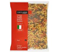 (3kg Pack) Chef's Larder Tricolore Fusilli Pasta Twists 3kg