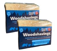 3kg Pillow Wad Wood Shavings (1.5kg each) Kiln Dried, Dust Extracted Small Animal Bedding Premium Quality, Soft & Absorbent Pet Bedding for Rabbits, Guinea Pig, Hamster, Sawdust & Other Small Pets.