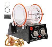 3Kg Tumbler Jewelry Polisher - Rotary Tumbler Polisher Barrel Polisher Jewelry Polishing Finishing Machine for Rock Stone Coins