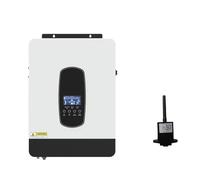 3KW 1.8KW Hybrid Solar Inverter Off-Grid Pure Sine Inverter 12V 24V 220V Built in 80A MPPT Solar Charge Controller WIFI(3000W 24V)