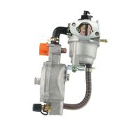3kw Dual Fuel Carburetor Kit for Generators - Compatible Having 168f/170f Engines 100153 or 100165 or 100296 Biogas Natural Gas Conversion Metal Construction