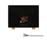 3KW Mini Electric Tankless Water Heater Instant Water Heater Wall Mounted 3 Level Temperature Adjustment Remote Control(Light Green)