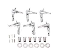 3L 3R Guitar Tuning Pegs, Sealed Guitar String Tuners, Replacement Machine Heads for Acoustic Electric Guitars, Metal Tuning Knobs with 45 Degree Fixed Hole Design, Standard 13/32