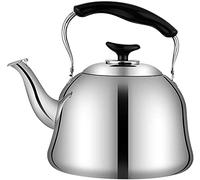 3L/4L/5L/6L Camping Coffee Pot Whistling Tea Kettle Heat-Resistant Handle for Stove Top Kitchen Teapot
