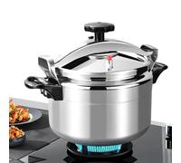 3L 7L 9L 11L 15L Pressure Cooker, Aluminum Alloy Explosion Proof Large Capacity Compound Bottom, Secure Locking Lid System, Thermal Insulation Dual Handle, Suitable for Coal and Gas Stoves (15 Litre)