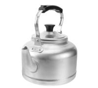 3l Aluminium Stovetop Kettle with Insulated Handle for Tea and Milk | Fast Heating, Heat-resistant Base, Fine Narrow Spout, Smooth Silver Finish, Suitable for Gas, Electric and Induction Cookers