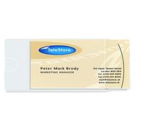 3L Business Card Pockets Polypropylene no Flap 60x95mm Ref 10106 [Pack 10]