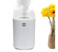 3L Capacity Desk Humidifier - Double Spray Cold Steam with High Emission | USB Personal Quiet Home Appliance for Bed and Office | Cooling Air 3 Fog Modes