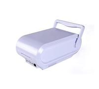3L Car Mini Refrigerator Capacity 4 Cola, White, DC12V 8.26 * 12.59 * 6.29 Inches For cars and trucks