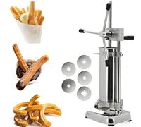 3L Commercial Churros Maker Machine Vertical Stainless Steel Spanish Donut Maker for Restaurant Bakery(3L)