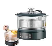 3L Healthy Low Sugar Rice Cooker - Stainless Steel Smart Programmable Rice Cooker with Digital Display, Multi-function Cooking for Grains, Porridge & Soup with Keep Warm Function #1