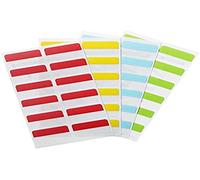 3L Index Tabs Repositionable 12x25mm Assorted Colours (Pack 72) 10520