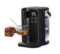 3L Instant Hot Water Dispenser with Child Lock Adjustable 12 Temperature Fast Heating Antislip Boiler Warmer for Table Top Easy to Clean(Black)