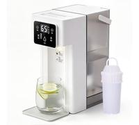 3L Instant Hot Water Dispensers, Desktop Water Filter Machine With LED Touch Screen, 12 Temp Settings, 3s Quick Heating, 8 Preset Volumes,Cold Waters Dispenser for Homes Offices Schools white