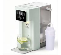 3L Instant Hot Water Dispensers, Desktop Water Filter Machine With LED Touch Screen, 12 Temp Settings, 3s Quick Heating, 8 Preset Volumes,Cold Waters Dispenser for Homes Offices Schools green