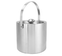 3L Insulated Ice Bucket for Cocktail Bar Metal Double Wall Ice Bucket with Lid Wine Parties Home Bar Accessories Champagne Bucket Stainless Steel Ice Buckets