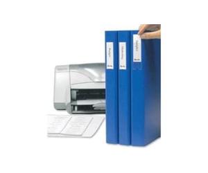 3L Label Holders Polypropylene Self-adhesive with Printable Insert Cards 35x75mm Ref 10321 [Pack of 48]