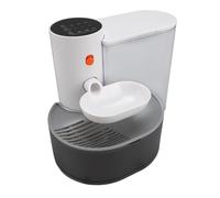 3L Large Capacity Cordless Pour Over Cat Water Fountain, Smart Pet Water Fountain, Ultra Silent Rechargeable Automatic Pet Water Dispenser with Flowing Water for Dogs and Cats