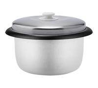 3l Non Stick Rice Cooker Inner Pot with Lid for Home Cooking | Stainless Steel and Aluminium Alloy Construction, Scale Design, Food Release Coating, Suitable for Cake Batter and Soup
