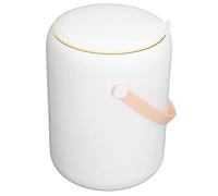 3L Portable Washing Machine Sock Washing Machine Blue Light Portable Washer with Waterproof Ring UK Plug 200-240V(White)