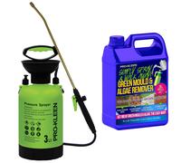 (3L, ProKleen Simply Spray & Walk Away Patio Cleaner 1 x 5L) Garden Sprayer Pump Action Patio Cleaner Kits