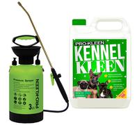 3L Pump Pressure Sprayer & Kennel Disinfectant 5 Fragrances Available ProKleen Bright Green One Size