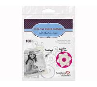 3L Scrapbook Adhesives Self-Adhesive Creative Paper Photo Corners, Ivory, 108-Pack