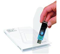 3L Self Adhesive USB Pocket with Wallet - Clear