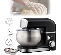 星姿 3L Small Electric Mixer,Stand Mixer,600w Flour-Mixing Machine,With A Whisk, Dough Hook, Mixing Paddle, And Mixing Bowl,6-Speed Adjustment For Home Baking