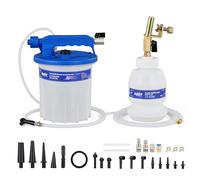 3L Vacuum Brake Bleeder Kit, Pneumatic Brake Fluid Bleeder Kit with 3.2 qt Brake Fluid Extractor 1L Refilling Bottle 20 Adapters, One Person Brake Bleed Fluid Pump Brake Bleeding Tool