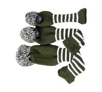 3lots Durability Golfs Headcover Golfs Driver Covers For Driver Fairways Hybrids Durability Golf