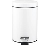 3ltr Small Pedal Bin Bathroom Toilet Sanitary Hygiene 3 Litre Black / White New (WHITE)