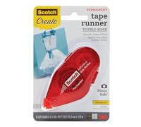 3M 0.31-inch x 49 ft Scotch Adhesive Dot Roller,Red