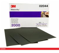 3M 02044 P2000 WET AND DRY SANDPAPER PACK 50PK DETAILING PROFESSIONAL CAR POLISH
