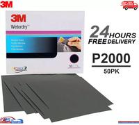 3M 02044 WET OR DRY ABRASIVE SAND PAPER P2000 50PK