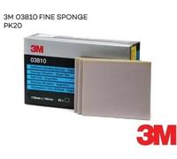 3M 03810 SOFTBACK SANDING SPONGE PADS 115MM X 140MM PACK OF 20 - SUPER FINE