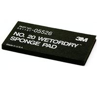 3M 05526 Wetordry 2-3/4" x 5-1/2" x 3/8" Sponge Pad 20