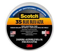3M 10836-DL-10 3/4" X 66' Blue Scotch® 35 Professional Electrical Tape
